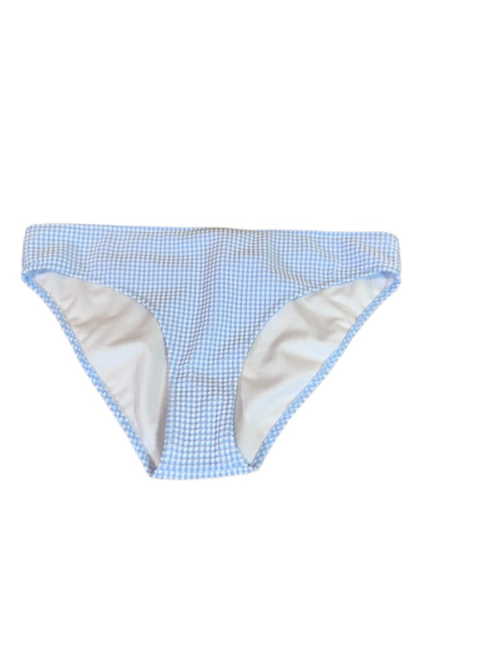 Women's Roxy Gingham Hipster Bikini Bottom XL Blue White sw35 - Picture 1 of 3